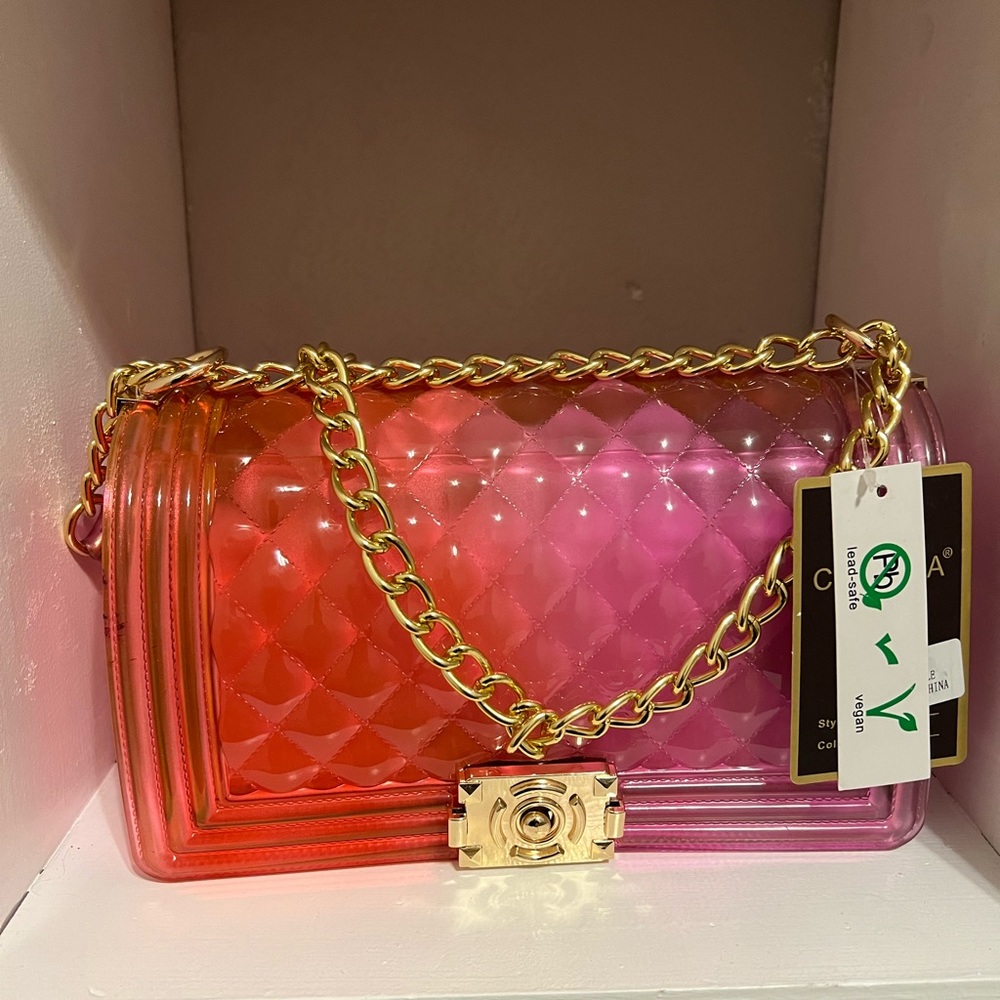 Red & Pink Jelly Bag